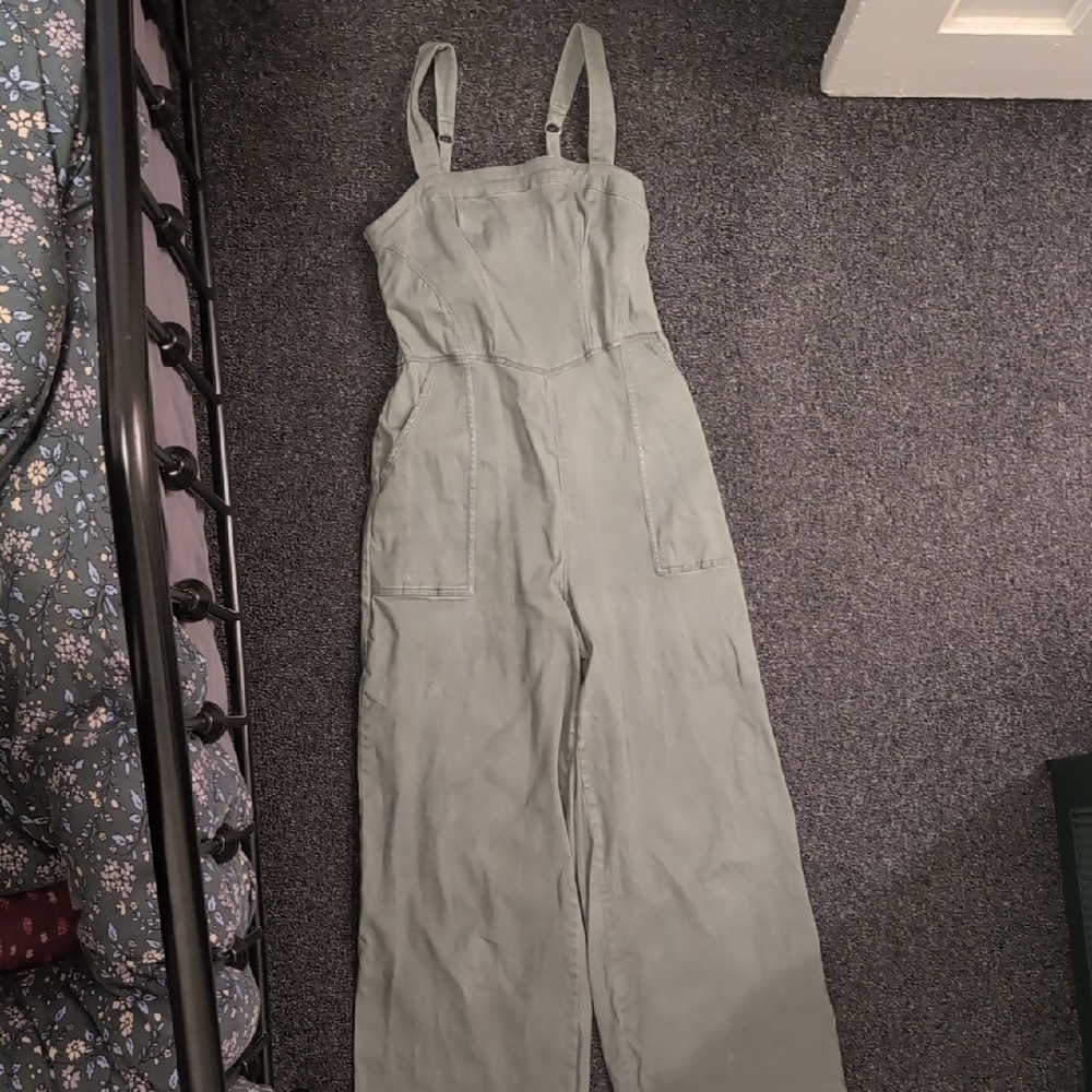 Hollister Green, Cotton, Utility Jumpsuit